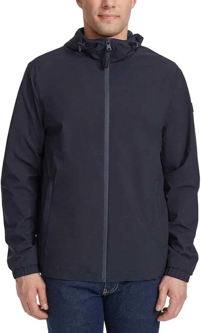 Chompa Calvin Klein Hombre Cortavientos Azul Marino Talla M
