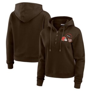 Buzo Mujer WEAR by Erin Andrews Cleveland Browns Marrón Talla S
